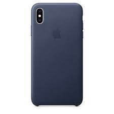 iPhone כיסוי עור כחול לקנייה + iphone xs max