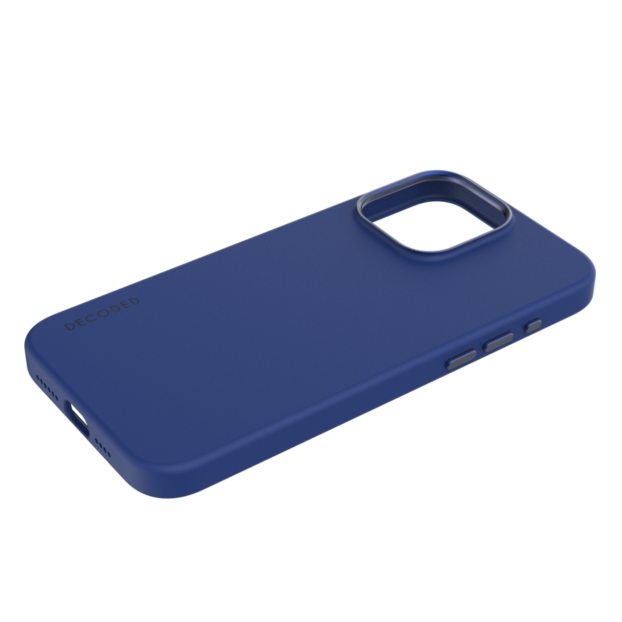 כיסוי סיליקון לאייפון 15 פרו מקס כחול Decoded Silicone Case thumbnail