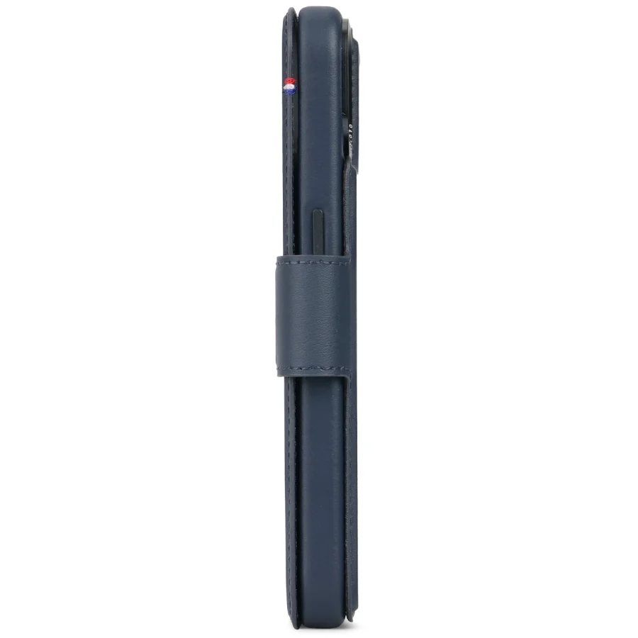 כיסוי ארנק עור לאייפון 15 פרו מקס כחול Decoded Leather Detachable Wallet thumbnail