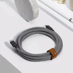 ⁦כבל טעינה איכותי Native Union Belt Cable 3M (USB-C to Lightning)⁩ – תמונה ⁦2⁩