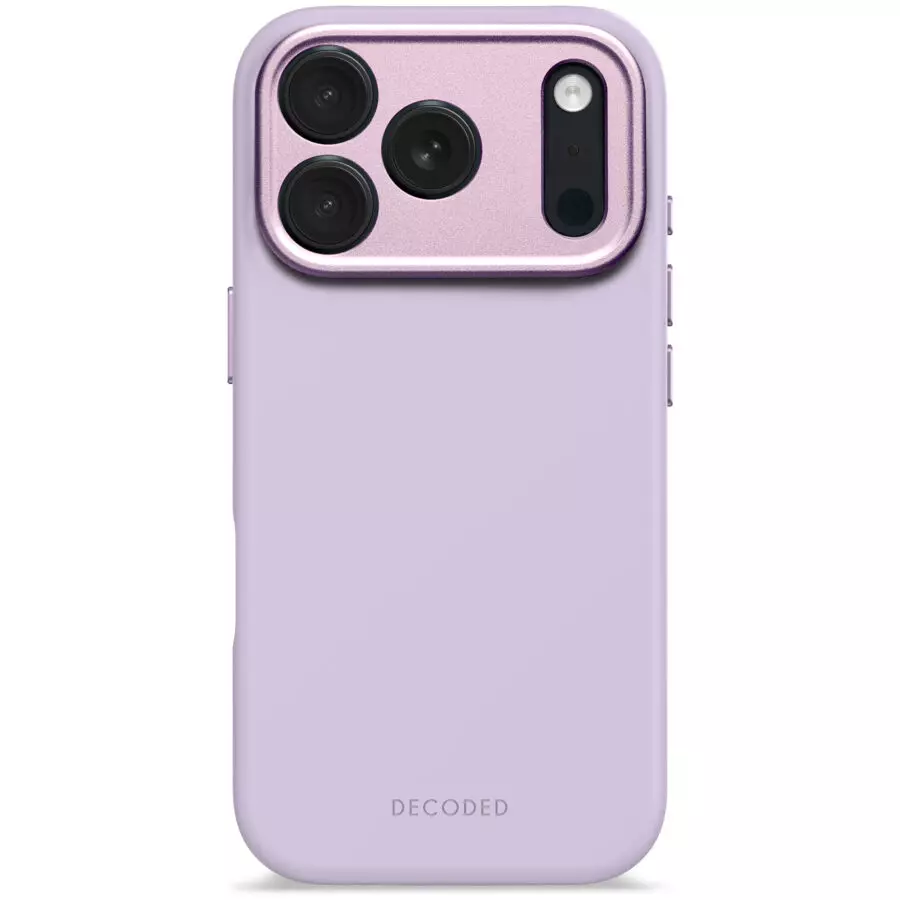 כיסוי סיליקון סגול לאייפון 17 פרו מקס Decoded Silicone Case