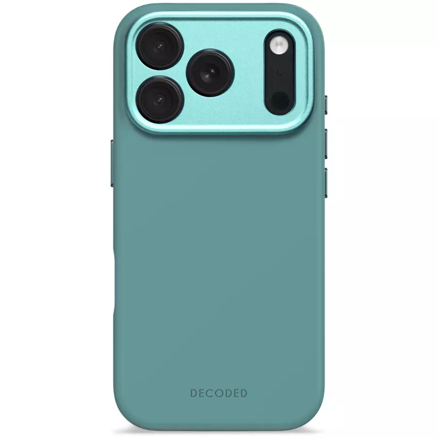 כיסוי סיליקון ירוק לאייפון 17 פרו מקס Decoded Silicone Case
